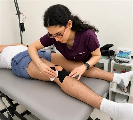 Orthopedic rehabilitation (taping)